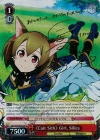Image for Cait Sith Girl, Silica (SP) (Sword Art Online Vol.2) (SAO/S26-E041SP SP) - Weiss Schwarz