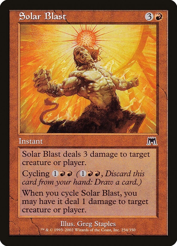 Image for Solar Blast (Onslaught) (234) - Magic: The Gathering