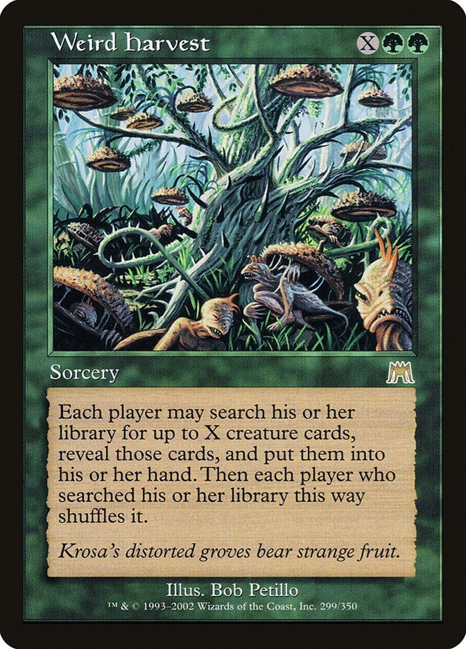 Image for Weird Harvest (Onslaught) (299) - Magic: The Gathering
