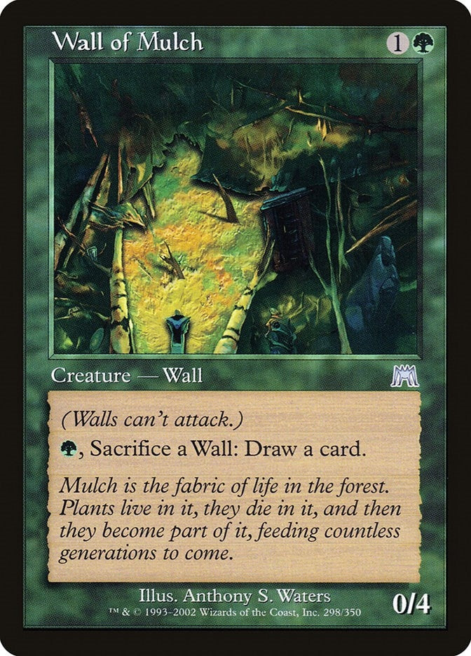 Image for Wall of Mulch (Onslaught) (298) - Magic: The Gathering