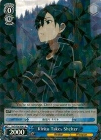 Image for Kirito Takes Shelter (Sword Art Online Vol.2) (SAO/S26-E063 R) - Weiss Schwarz