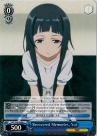 Image for Recovered Memories, Yui (Sword Art Online Vol.2) (SAO/S26-E068 U) - Weiss Schwarz