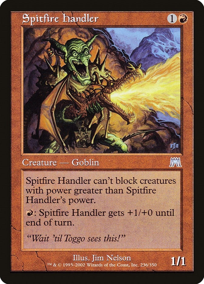 Image for Spitfire Handler (Onslaught) (236) - Magic: The Gathering