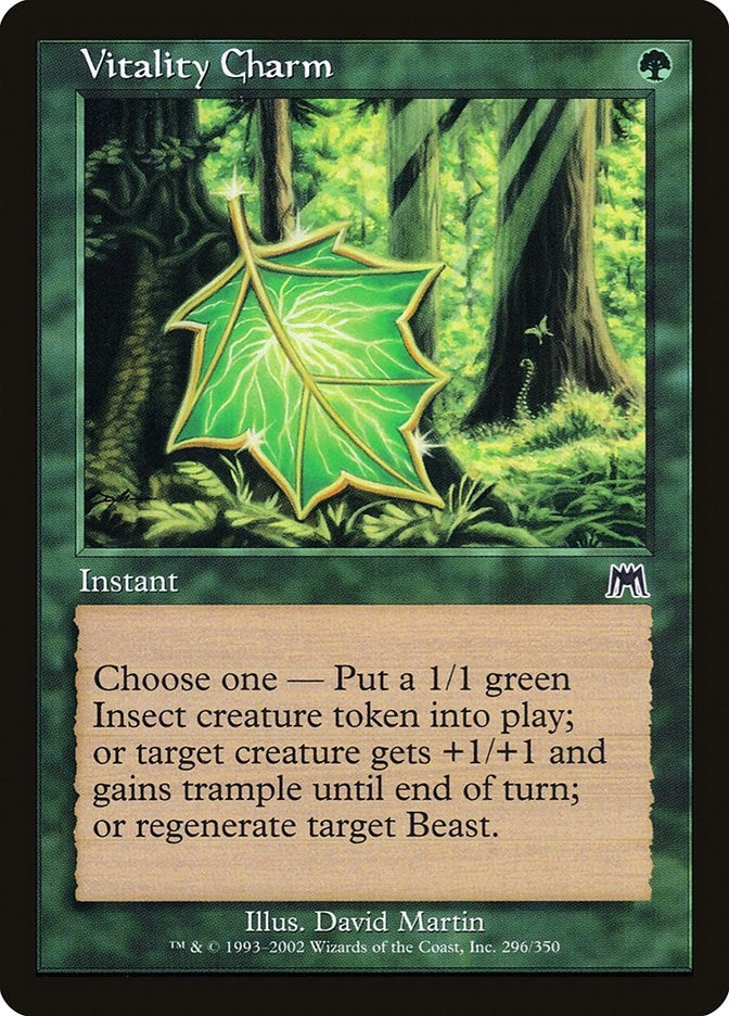 Image for Vitality Charm (Onslaught) (296) - Magic: The Gathering