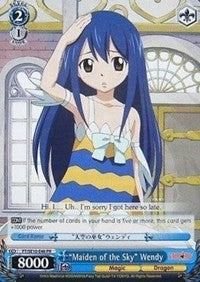 Image for "Maiden of the Sky" Wendy (Fairy Tail ver.E) (FT/SE10-E46 PR) - Weiss Schwarz