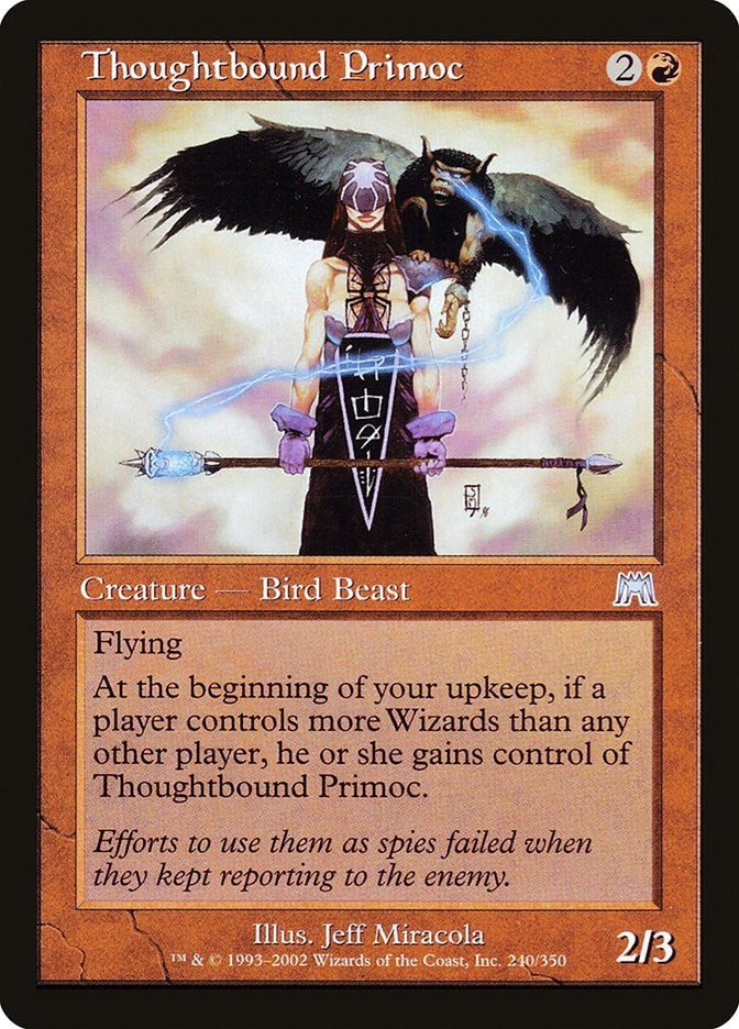 Image for Thoughtbound Primoc (Onslaught) (240) - Magic: The Gathering