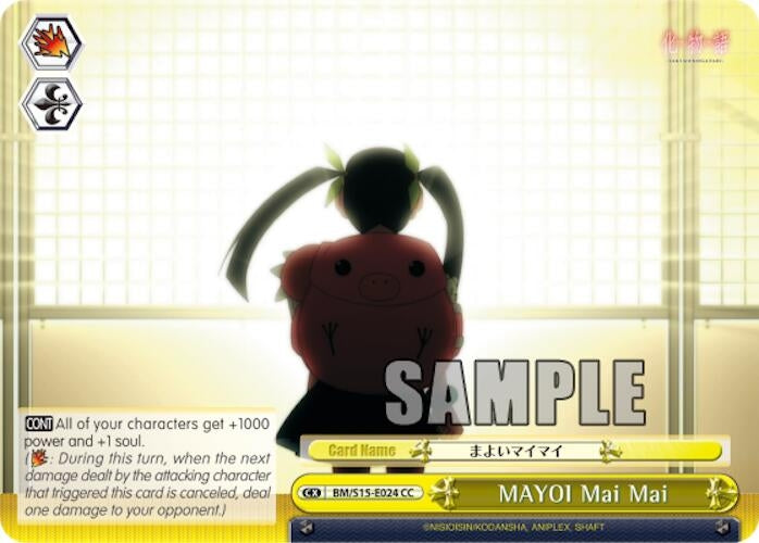 Image for MAYOI Mai Mai (BAKEMONOGATARI) (BM/S15-E024 CC) - Weiss Schwarz