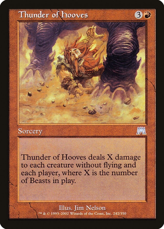 Image for Thunder of Hooves (Onslaught) (242) - Magic: The Gathering