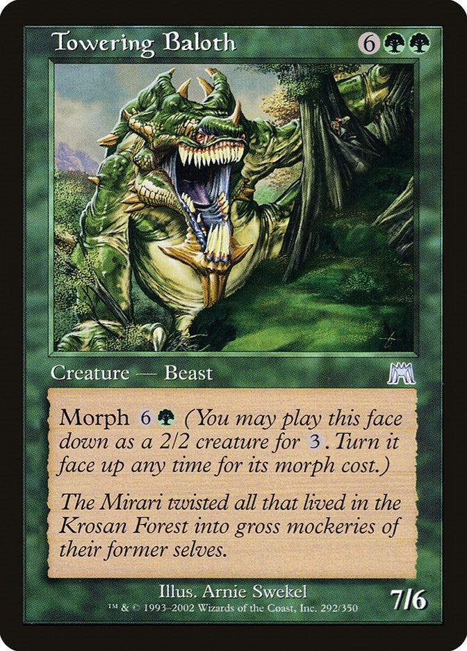 Image for Towering Baloth (Onslaught) (292) - Magic: The Gathering