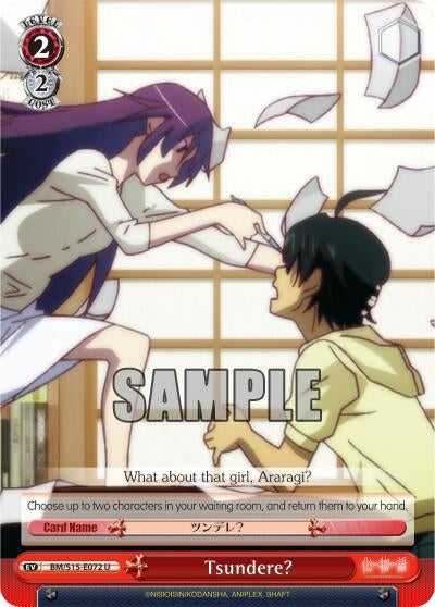 Image for Tsundere? (BAKEMONOGATARI) (BM/S15-E072 U) - Weiss Schwarz