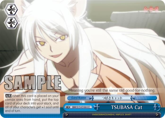 Image for TSUBASA Cat (BAKEMONOGATARI) (BM/S15-E100 CC) - Weiss Schwarz