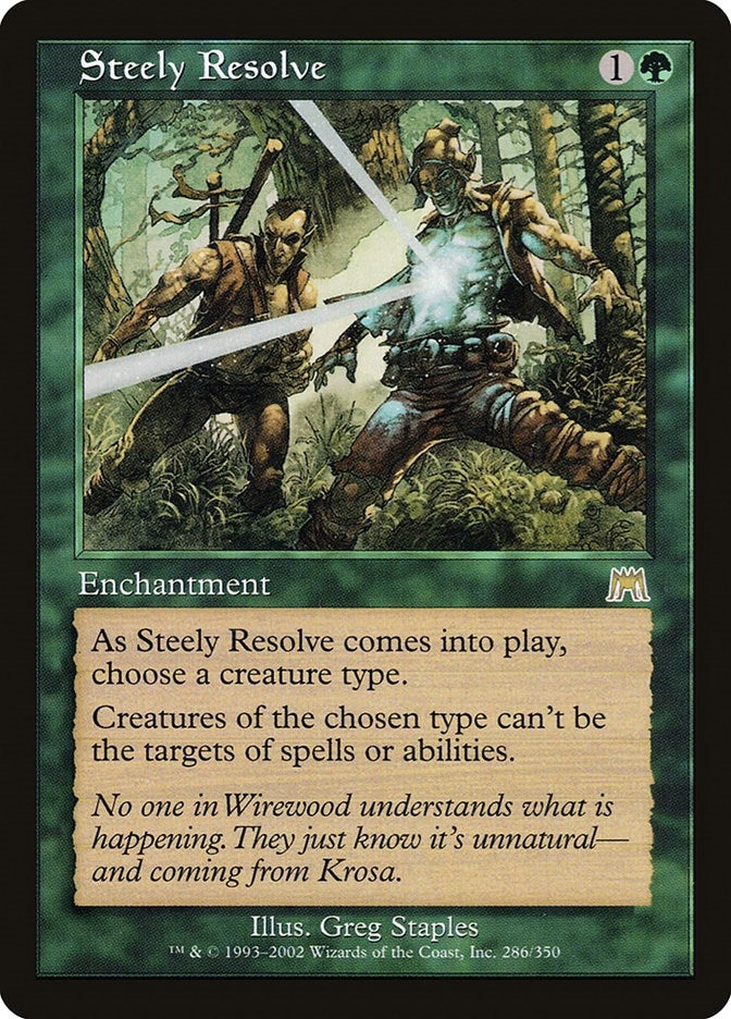 Image for Steely Resolve (Onslaught) (286) - Magic: The Gathering