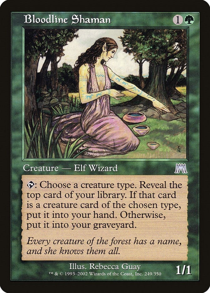 Image for Bloodline Shaman (Onslaught) (249) - Magic: The Gathering