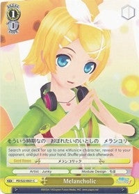 Image for Melancholic (Hatsune Miku -Project DIVA- f) (PD/S22-E021 C) - Weiss Schwarz