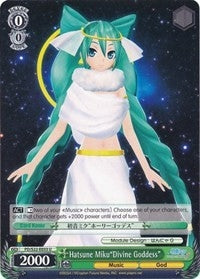 Image for Hatsune Miku"Divine Goddess" (Hatsune Miku -Project DIVA- f) (PD/S22-E033 U) - Weiss Schwarz