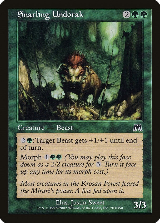 Image for Snarling Undorak (Onslaught) (283) - Magic: The Gathering