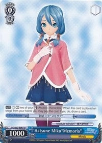 Image for Hatsune Miku"Memoria" (Hatsune Miku -Project DIVA- f) (PD/S22-E083 U) - Weiss Schwarz