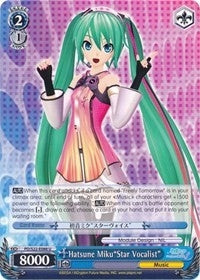 Image for Hatsune Miku"Star Vocalist" (Hatsune Miku -Project DIVA- f) (PD/S22-E088 U) - Weiss Schwarz