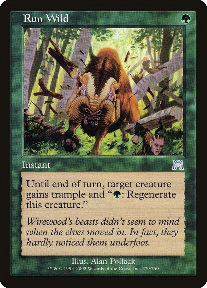 Image for Run Wild (Onslaught) (279) - Magic: The Gathering