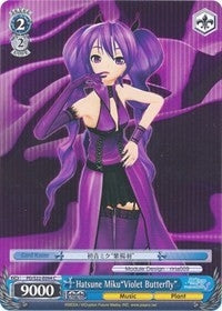Image for Hatsune Miku"Violet Butterfly" (Hatsune Miku -Project DIVA- f) (PD/S22-E094 C) - Weiss Schwarz