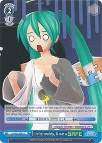 Image for Unfortunately, it was a SAFE (Hatsune Miku -Project DIVA- f) (PD/S22-E095 C) - Weiss Schwarz