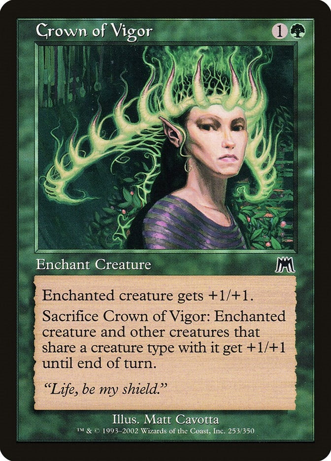 Image for Crown of Vigor (Onslaught) (253) - Magic: The Gathering