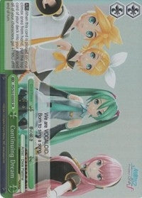 Image for Continuing Dream (SR) (Hatsune Miku -Project DIVA- f) (PD/S22-E050S SR) - Weiss Schwarz