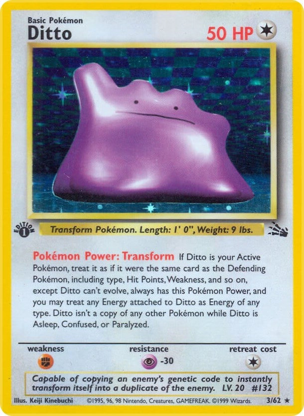 Image for Ditto (3) (Fossil) (03/62) - Pokemon