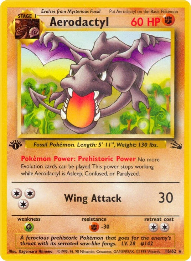 Image for Aerodactyl (16) (Fossil) (16/62) - Pokemon
