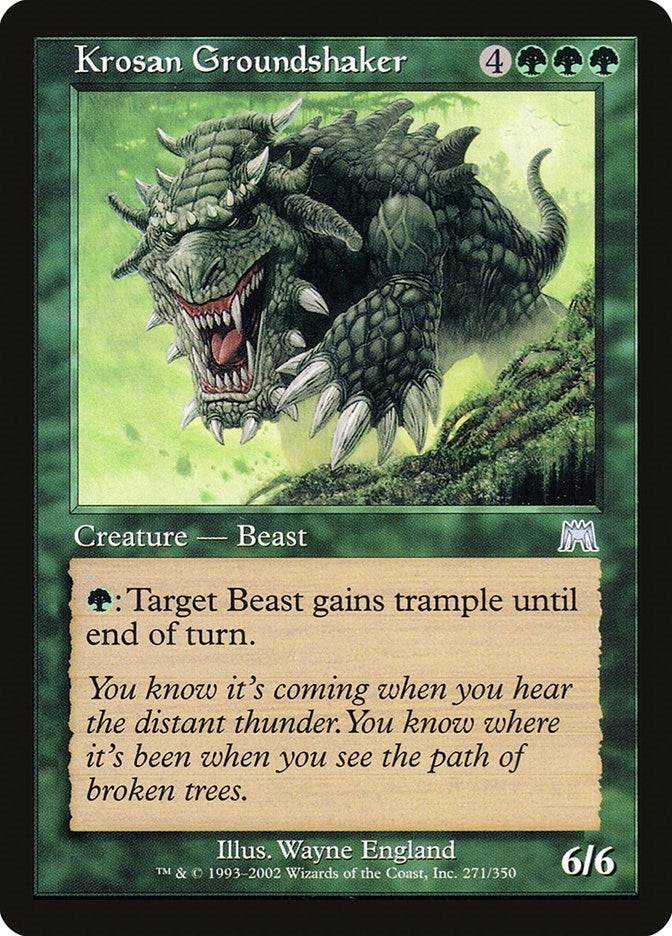 Image for Krosan Groundshaker (Onslaught) (271) - Magic: The Gathering