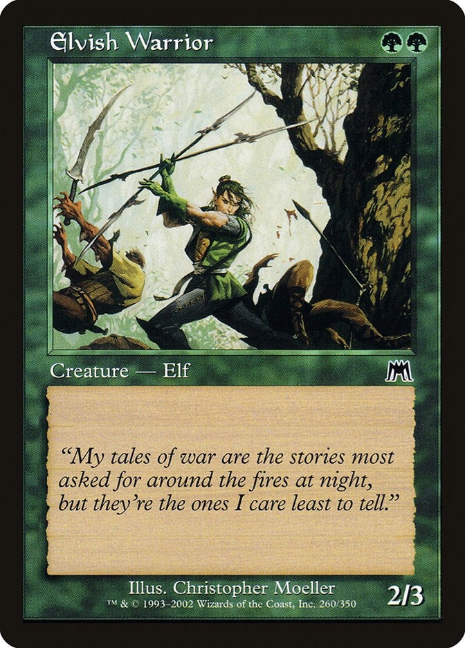 Image for Elvish Warrior (Onslaught) (260) - Magic: The Gathering