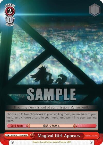 Image for Magical Girl Appears (Puella Magi Madoka Magica) (MM/W17-E078 U) - Weiss Schwarz