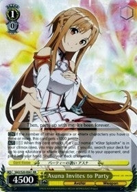 Image for Asuna Invites to Party (Sword Art Online) (SAO/S20-E001 RR) - Weiss Schwarz