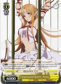 Image for Imprisoned Queen, Asuna (Sword Art Online) (SAO/S20-E004 R) - Weiss Schwarz