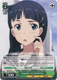 Image for Suguha in Uniform (Sword Art Online) (SAO/S20-E031 R) - Weiss Schwarz