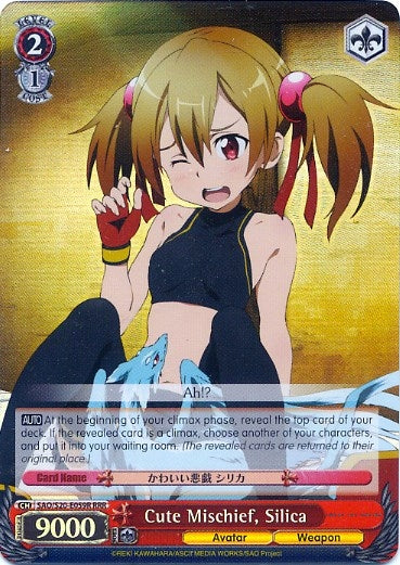 Image for Cute Mischief, Silica (RRR) (Sword Art Online) (SAO/S20-E059R RRR) - Weiss Schwarz
