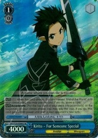 Image for Kirito - For Someone Special (SR) (Sword Art Online) (SAO/S20-E080S SR) - Weiss Schwarz