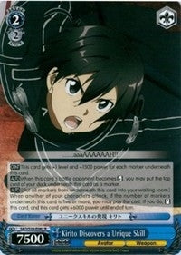 Image for Kirito Discovers a Unique Skill (Sword Art Online) (SAO/S20-E082 R) - Weiss Schwarz