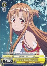 Image for Fair and Beautiful, Asuna (Sword Art Online) (SAO/S20-PE01 PR) - Weiss Schwarz