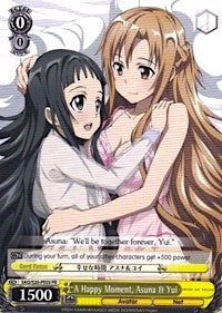Image for A Happy Moment, Asuna & Yui (Sword Art Online) (SAO/S20-PE03 PR) - Weiss Schwarz