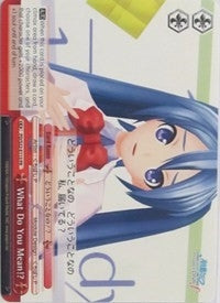 Image for What Do You Mean!? (Hatsune Miku -Project DIVA- f) (PD/S22-E113 PR) - Weiss Schwarz