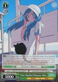 Image for "Time Machine"Hatsune Miku (Hatsune Miku -Project DIVA- f) (PD/S22-PE05 PR) - Weiss Schwarz