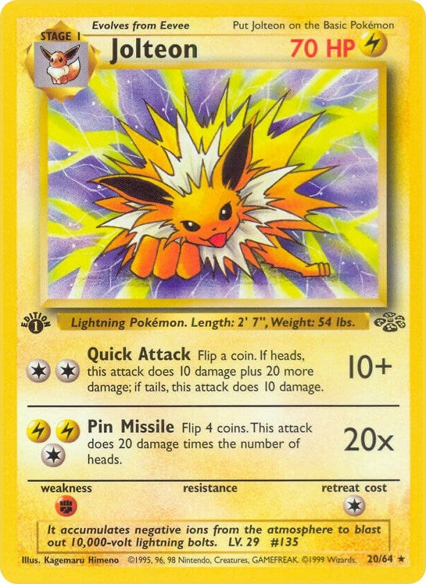 Image for Jolteon (20) (Jungle) (20/64) - Pokemon