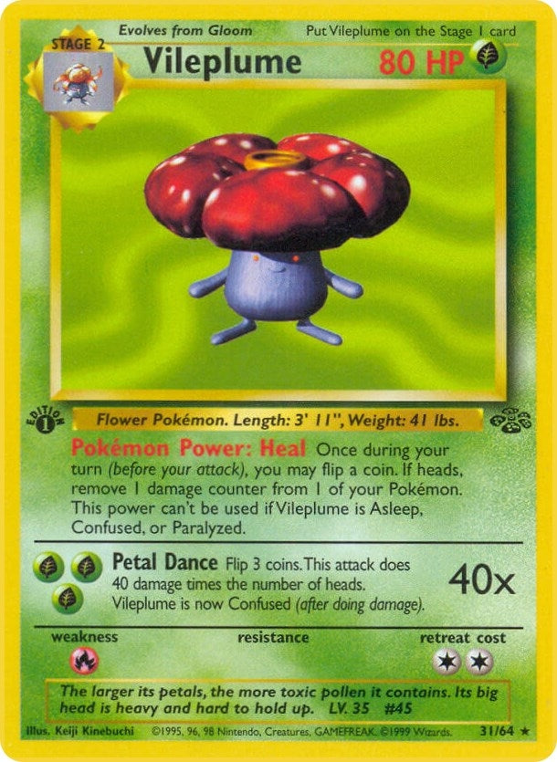 Image for Vileplume (31) (Jungle) (31/64) - Pokemon