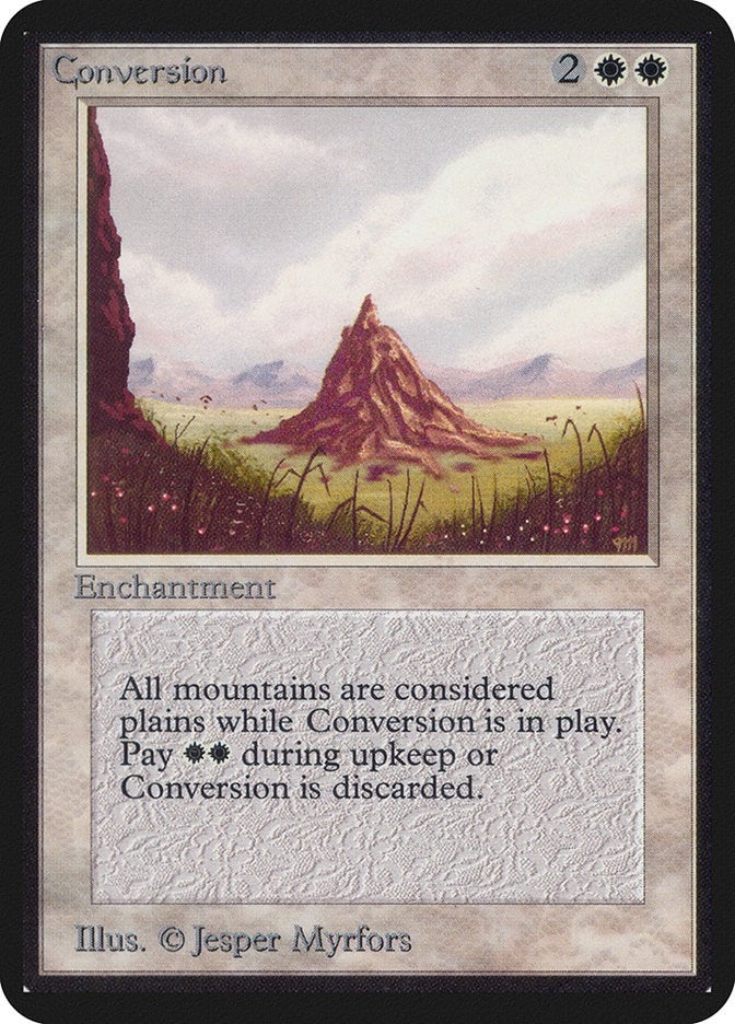 Image for Conversion (Alpha Edition) - Magic: The Gathering