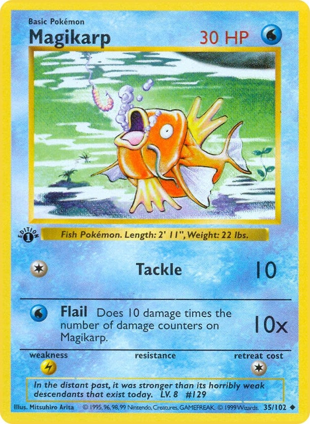 Image for Magikarp (Base Set (Shadowless)) (035/102) - Pokemon