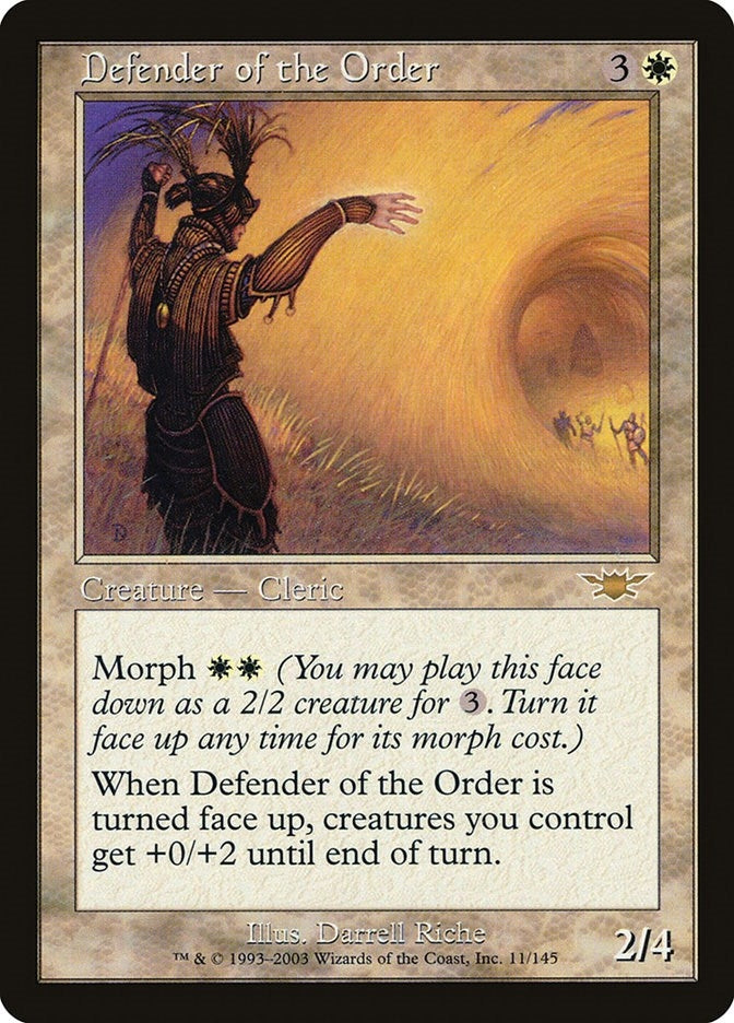 Image for Defender of the Order (Legions) (11) - Magic: The Gathering