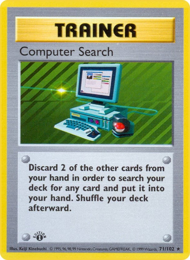 Image for Computer Search (Base Set (Shadowless)) (071/102) - Pokemon