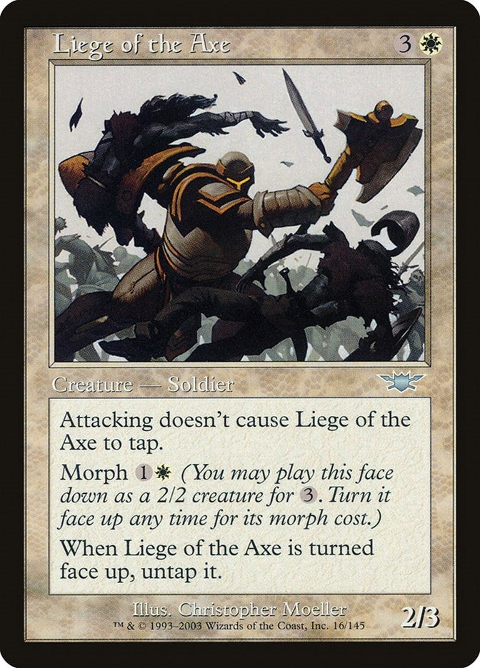 Image for Liege of the Axe (Legions) (16) - Magic: The Gathering
