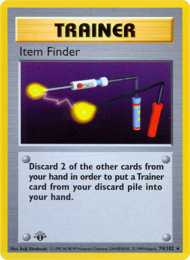 Image for Item Finder (Base Set (Shadowless)) (074/102) - Pokemon